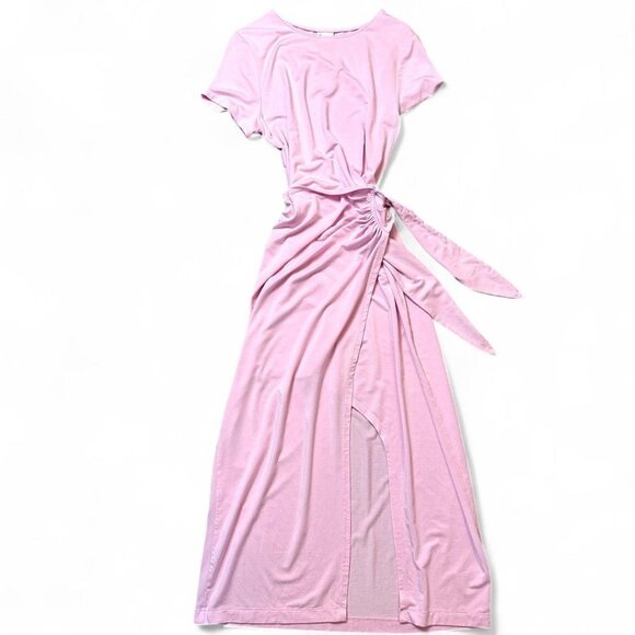 Light Pink Wrap Sundress - Picture 1 of 5